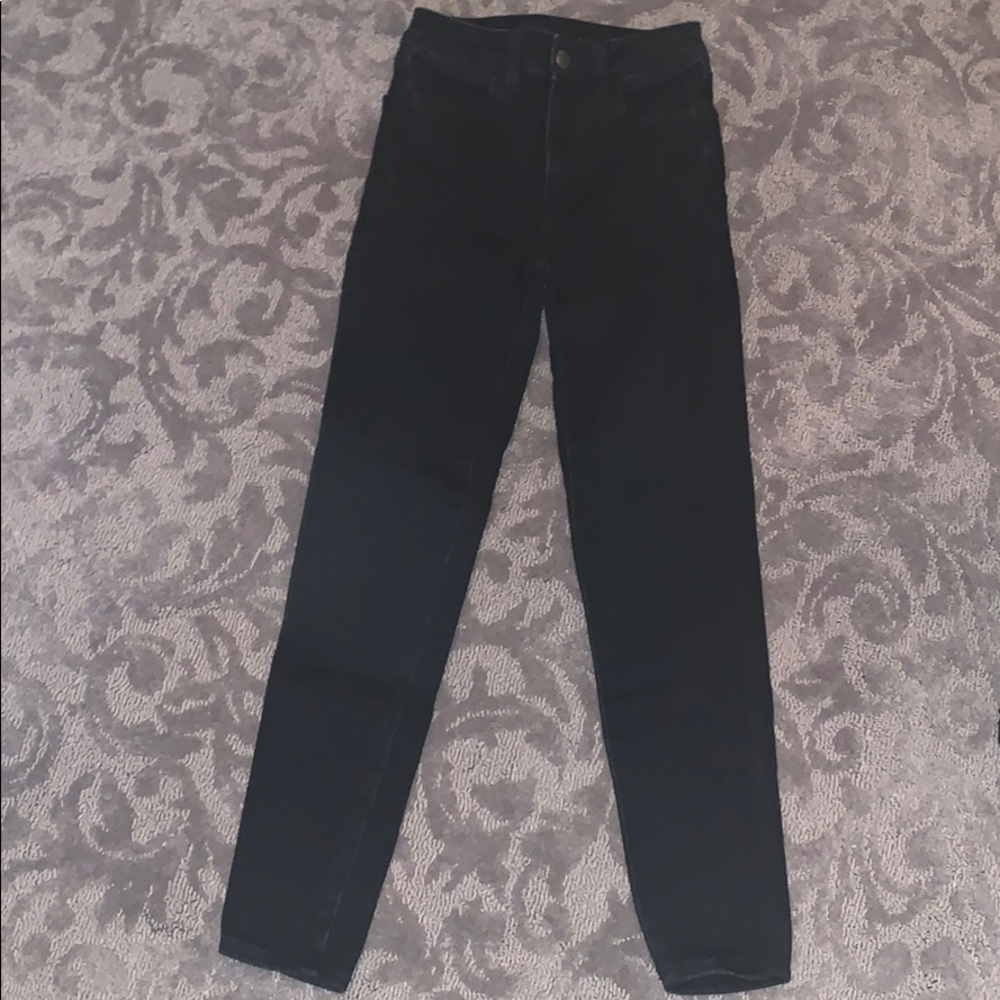 Black American eagle jeggings